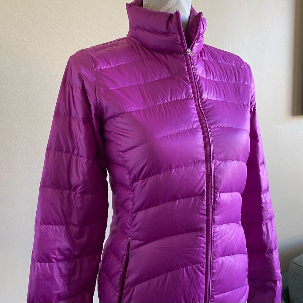 Danier Magenta pink, purple women’s puffer jacket